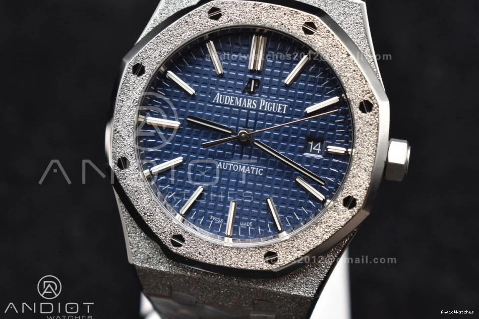 SS Versatile Frosted Bracelet 15400 1095 Edition A SS on ZF Blue Oak Royal Case 1:1 Best 41mm Dial Textured 1216